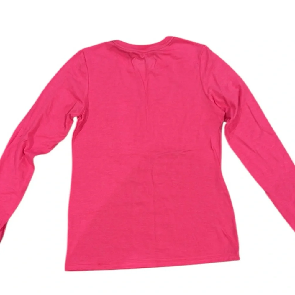 NWT Hanes Pink Long Sleeve Tee